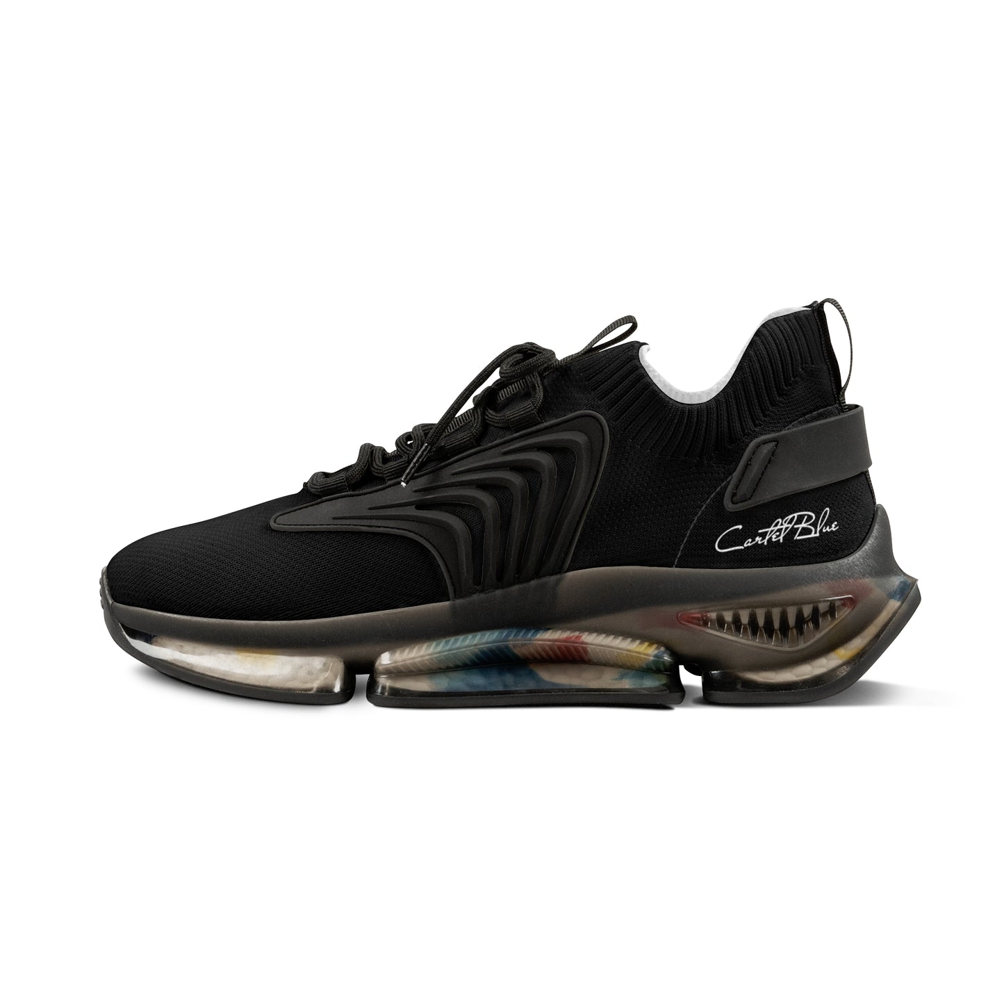 Men's Script Cursive Trainers Black