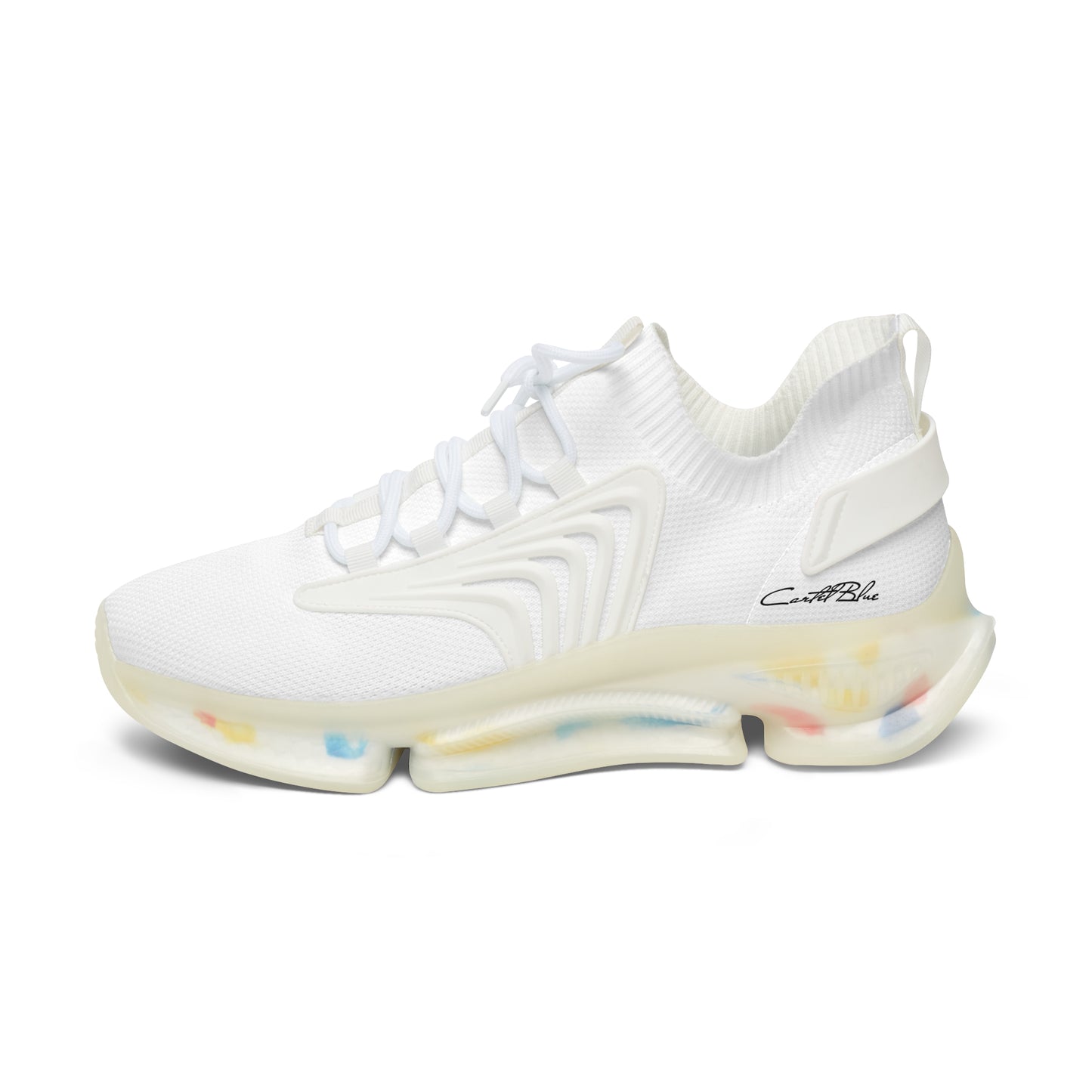 Women's Script Cursive Trainers White