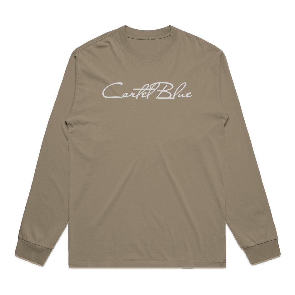 Cartel Cursive Longsleeve Khaki