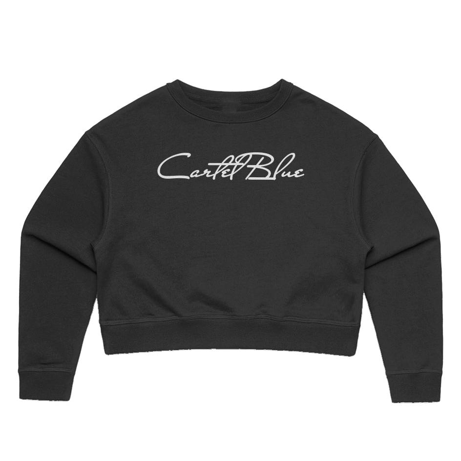 Cartel Cursive Cropped Crew