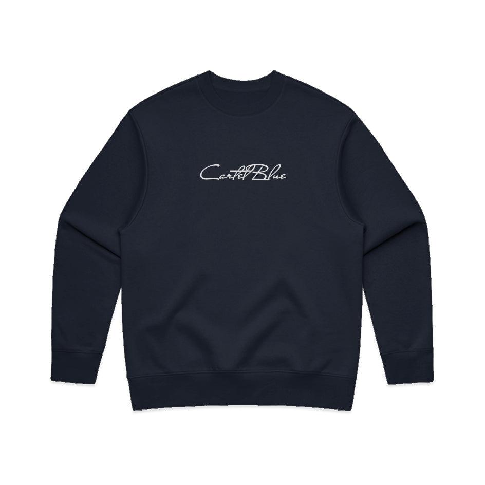 Cartel Cursive Crew Navy