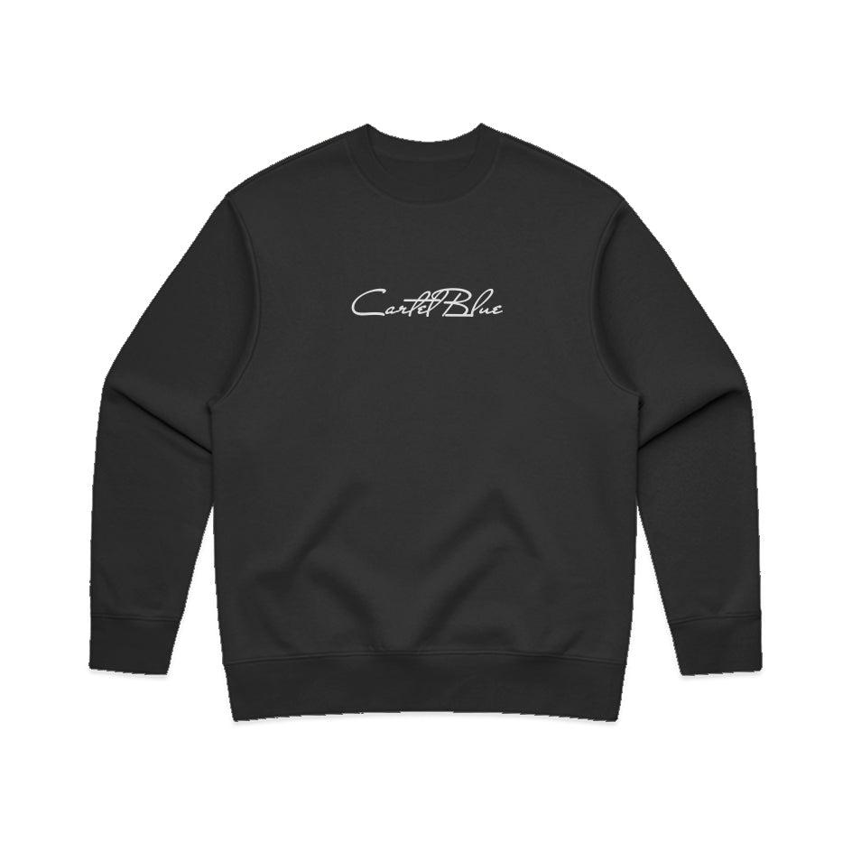 Cartel Cursive Crew Black