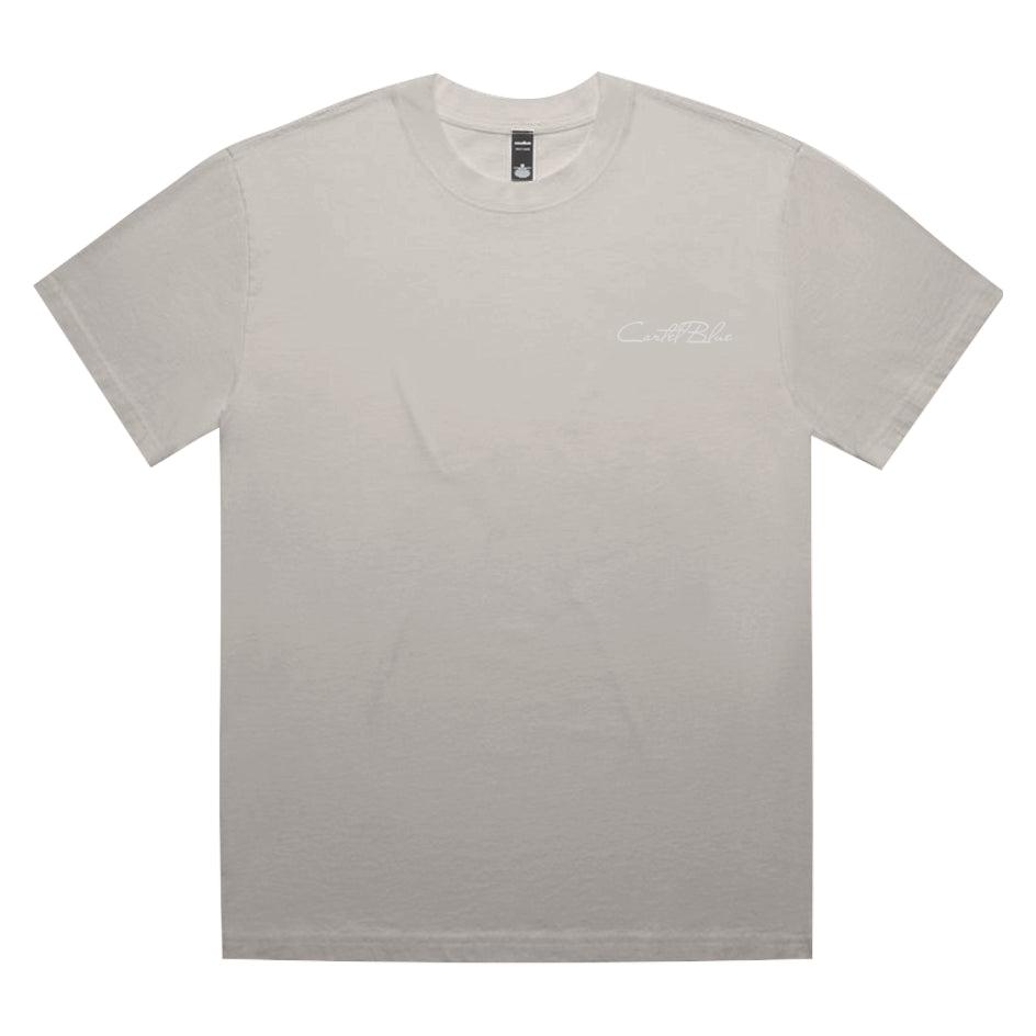 Cartel Cursive TShirt Bone