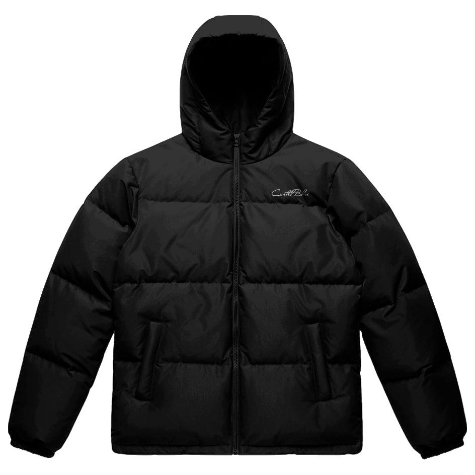 Cartel Cursive Hooded Puffer Jacket