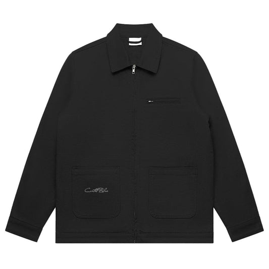 Cartel Cursive Canvas Heavy Jacket Black