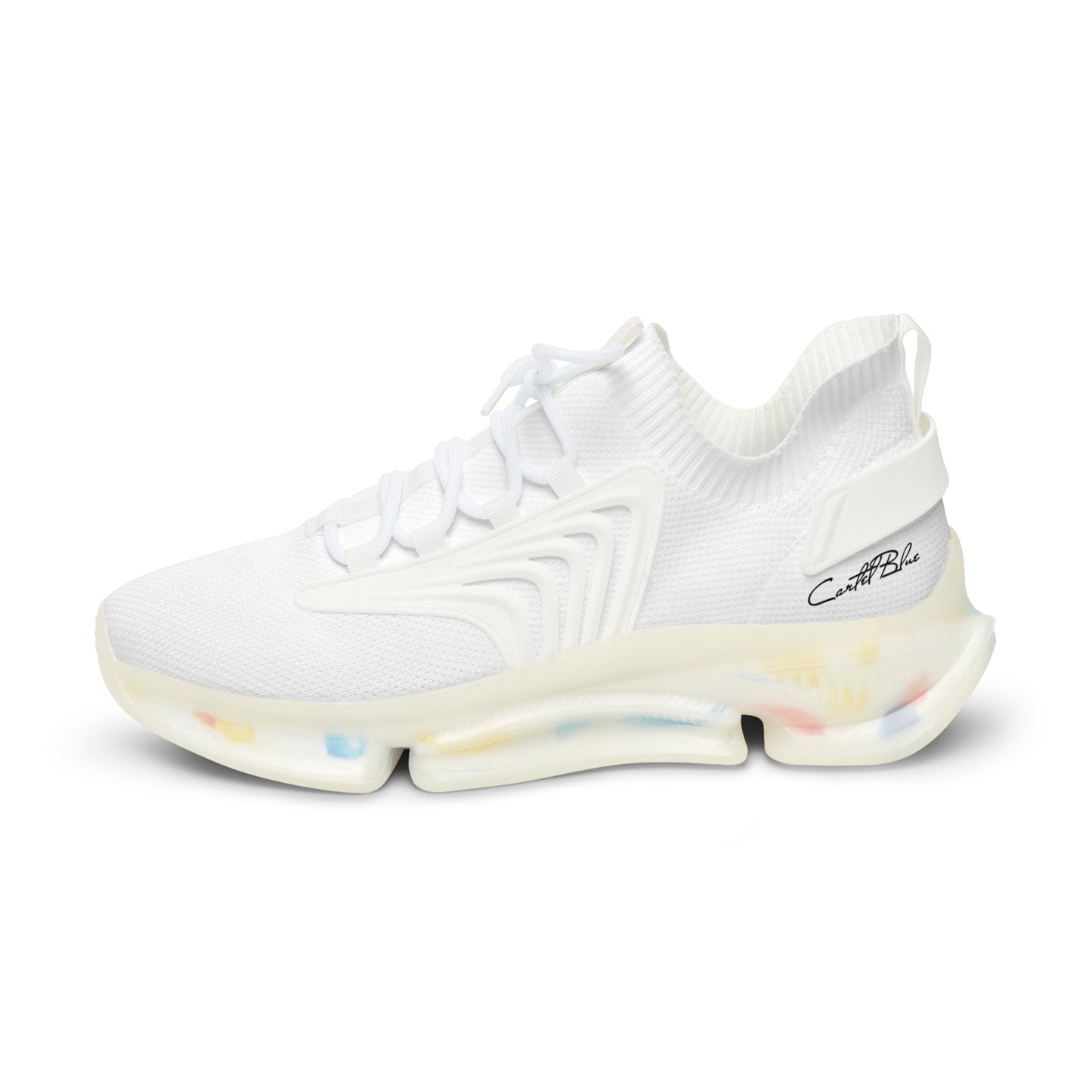 Men's Script Cursive Trainers White