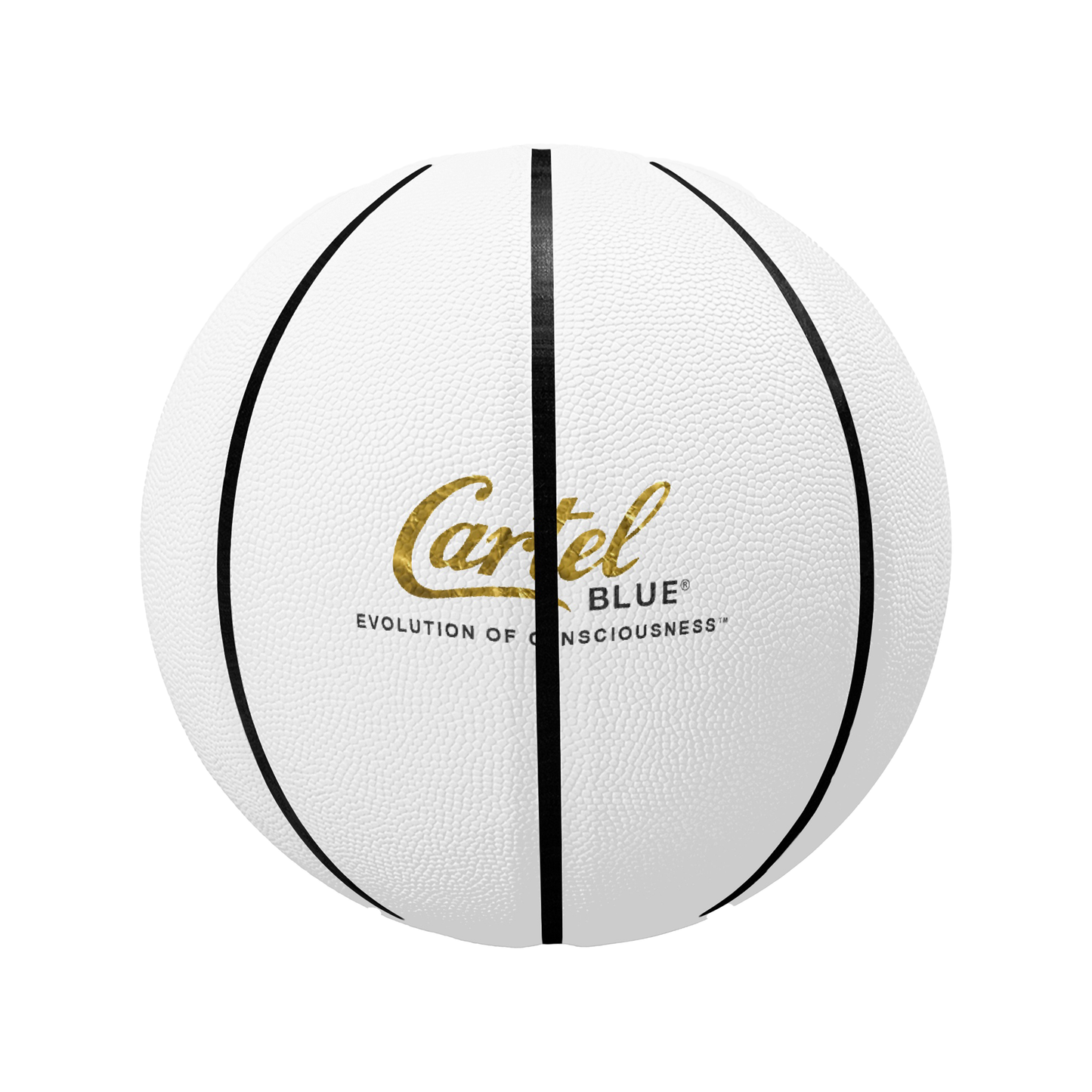 Gold Foil Cursive Basketball