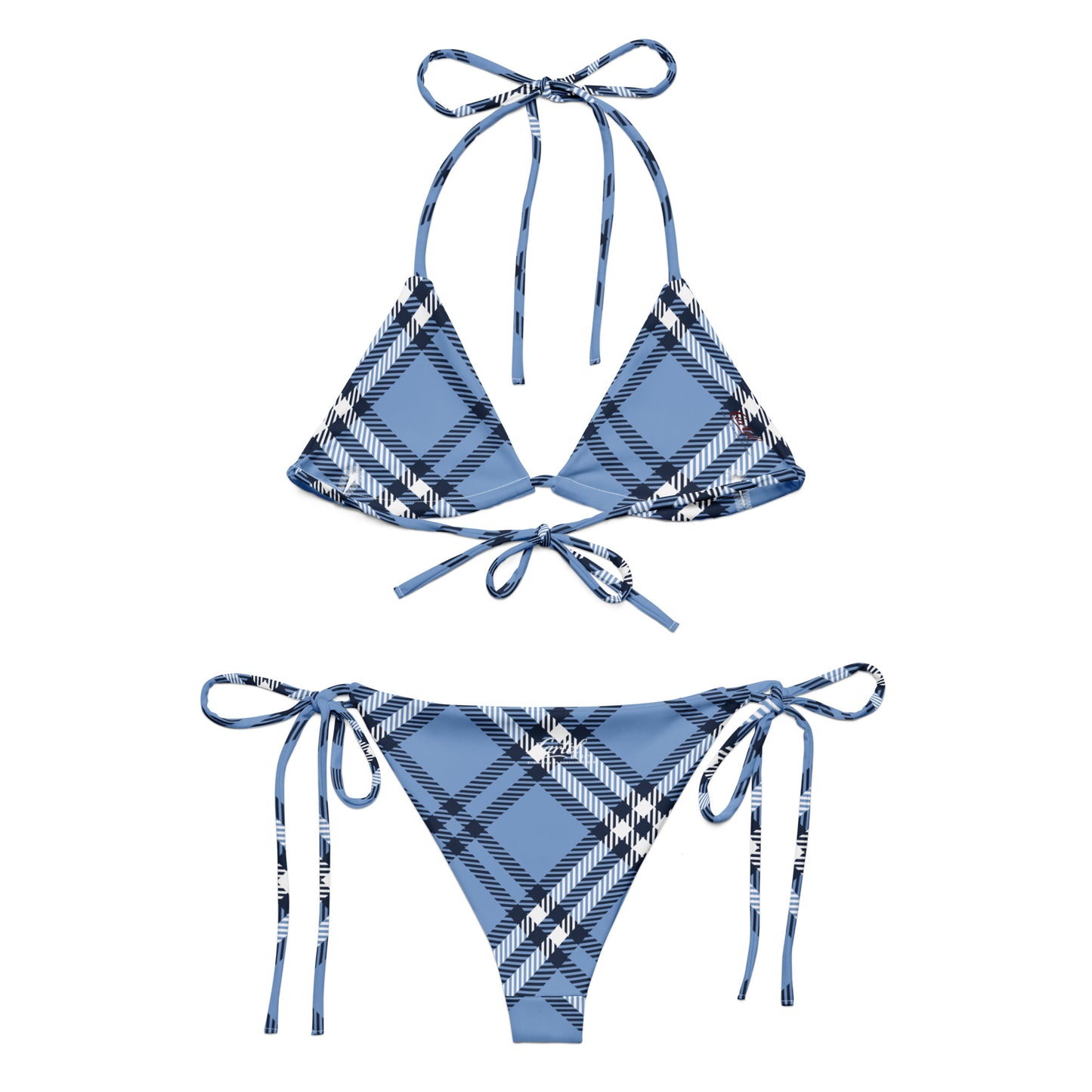 Paid In Plaid Swim Two Piece