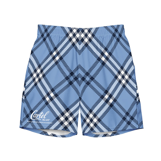 Paid In Plaid Swim Trunks